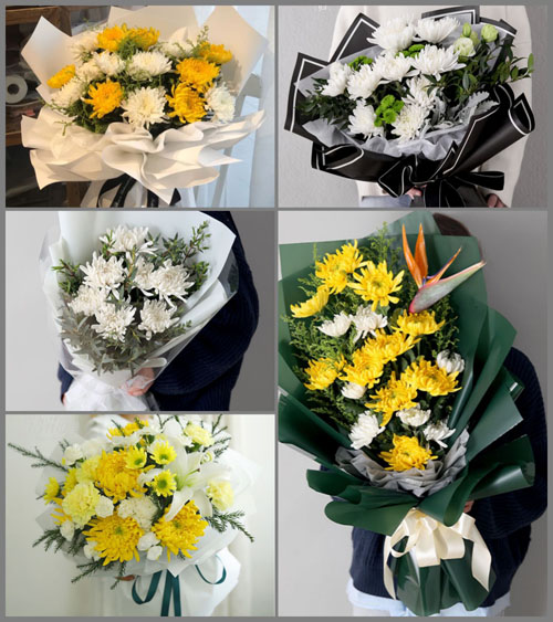 广东湛江市廉江市横山镇龙角塘村白事花束代送